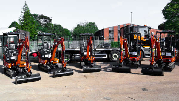 5 New Mini Diggers Added To The Fleet This October Image
