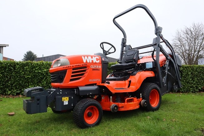 Ride on mower hire in autumn