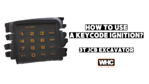 How to use a keycode ignition on a 3t JCB excavator