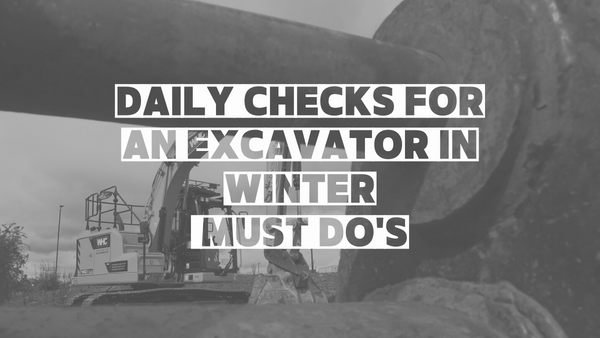 Checks for an Excavator in Winter- Must DO’S! Image