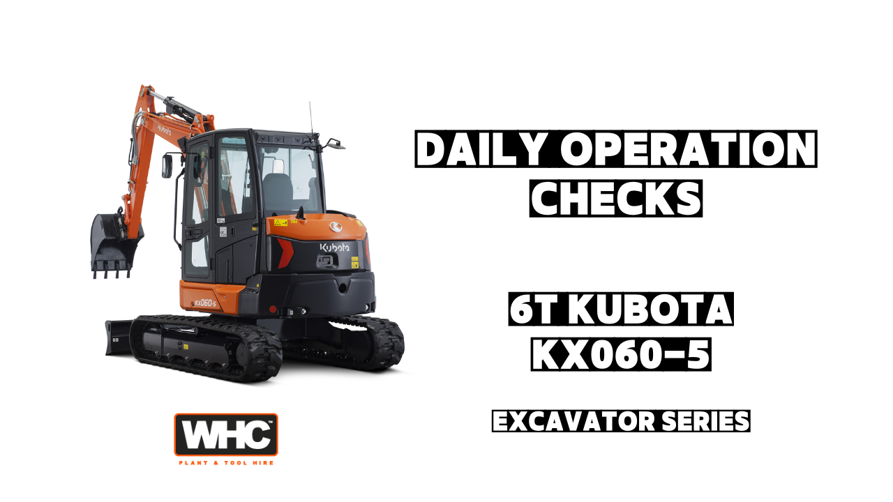 Daily Operation Checks (6T Excavator) Image