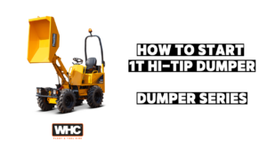 How to start thwaites 1t dumper whc hire services