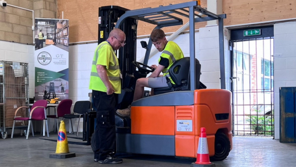 WHC Hire Staff Complete Accredited Forklift Training Image