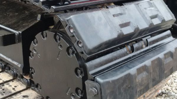 rubber pads for steel-tracked excavators