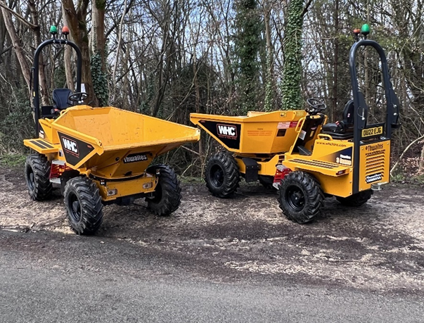 Types of dumper to hire