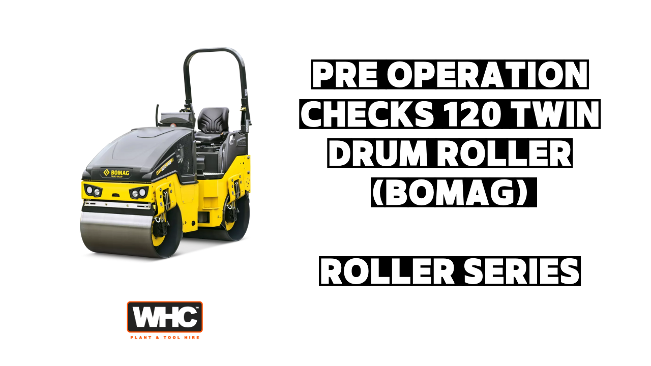 Pre Operation Checks 120 Twin Drum Roller (Bomag) Image