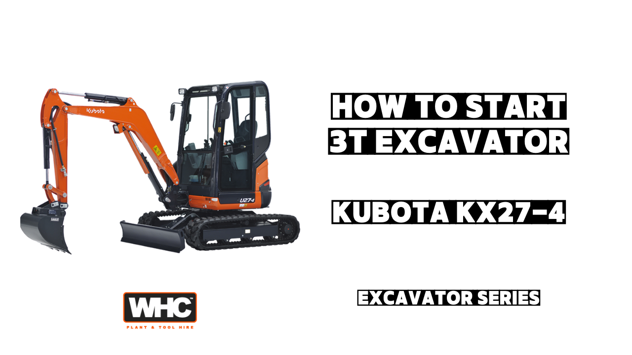 How to Start 3T Kubota KX27-4 Excavator Image
