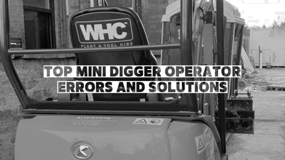 Top Mini Digger Operator Errors and Solutions Image