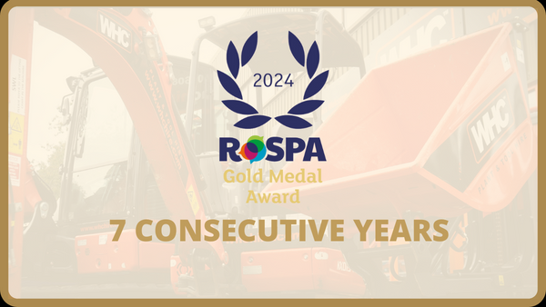 WHC Hire Claims 7th Consecutive Gold Medal Award From RoSPA Image