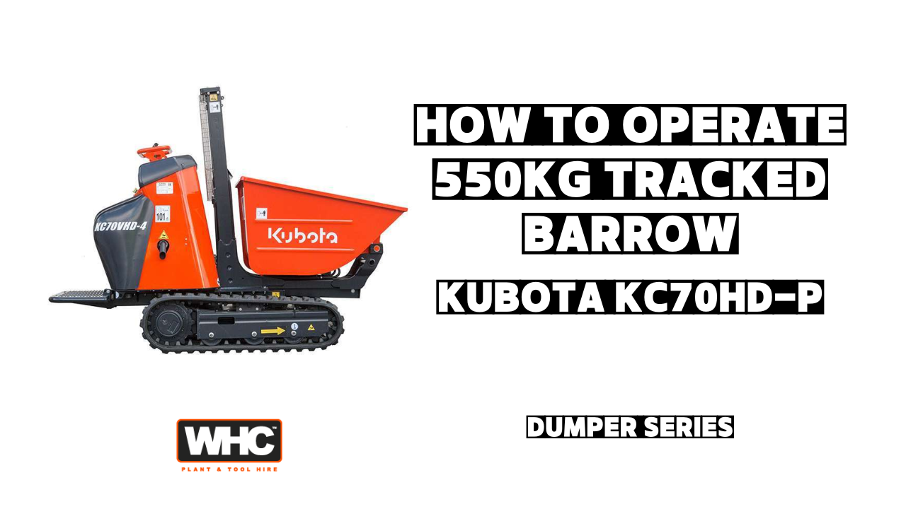 How To Operate 550KG Tracked Dumper (Kubota) Image