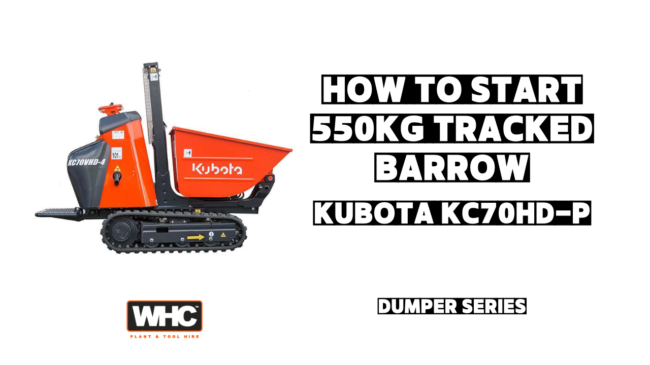 How To Start 550KG Tracked Dumper (Kubota) Image