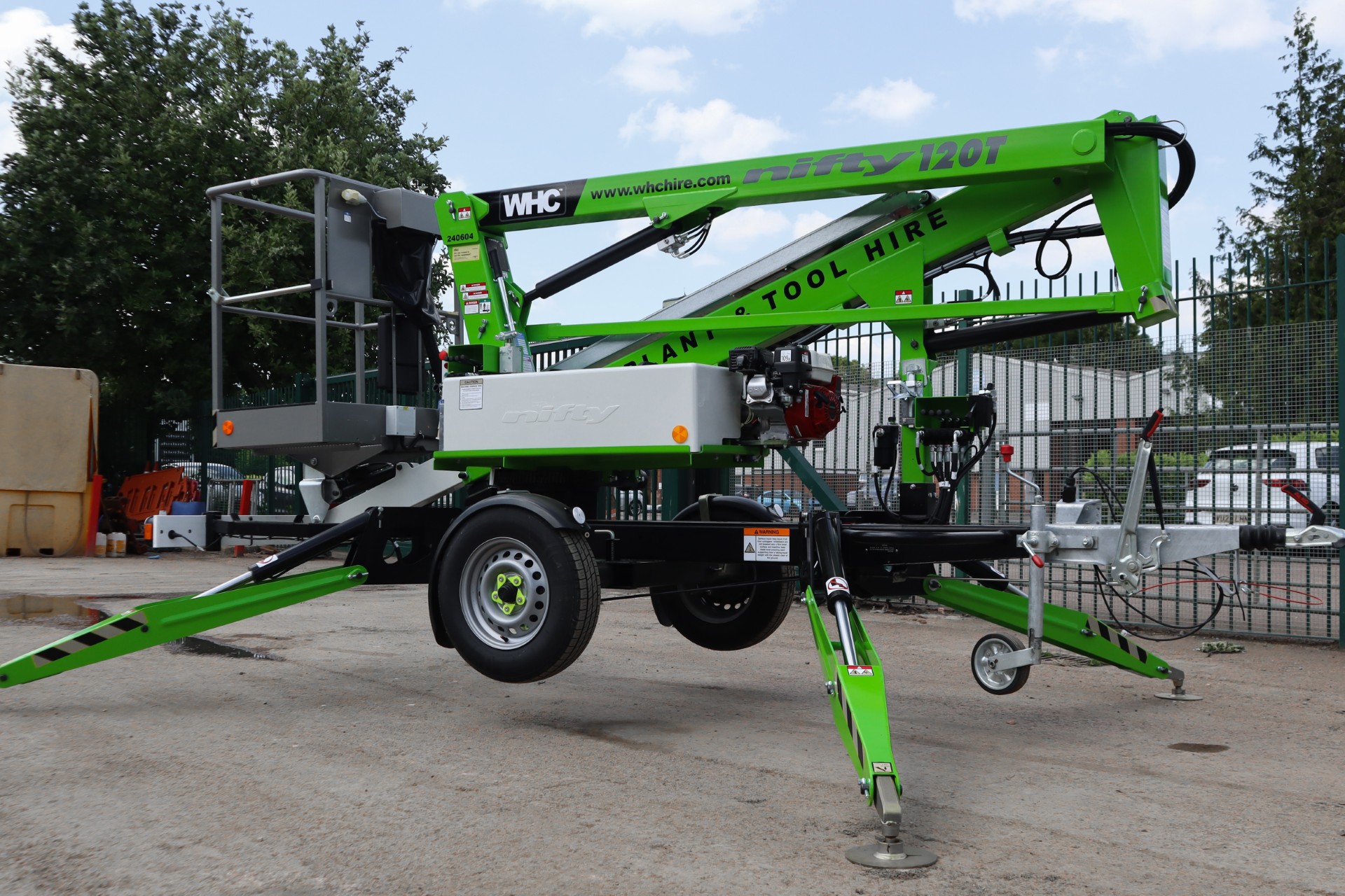 Trailer Mounted Cherry Picker (Nifty 120T) Image