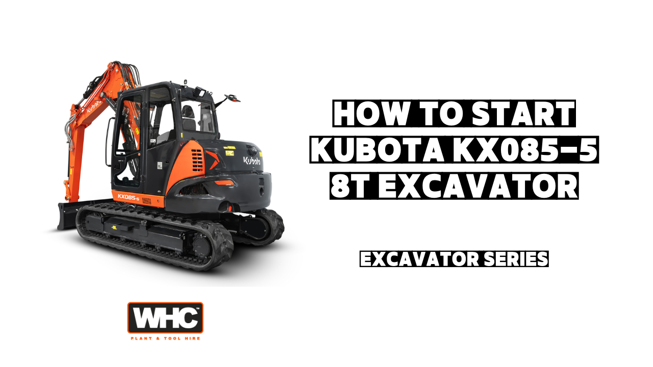 How To Start 8T Excavator (Kubota KX085-5) Image