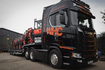 WHC Hire Lowloader Delivery