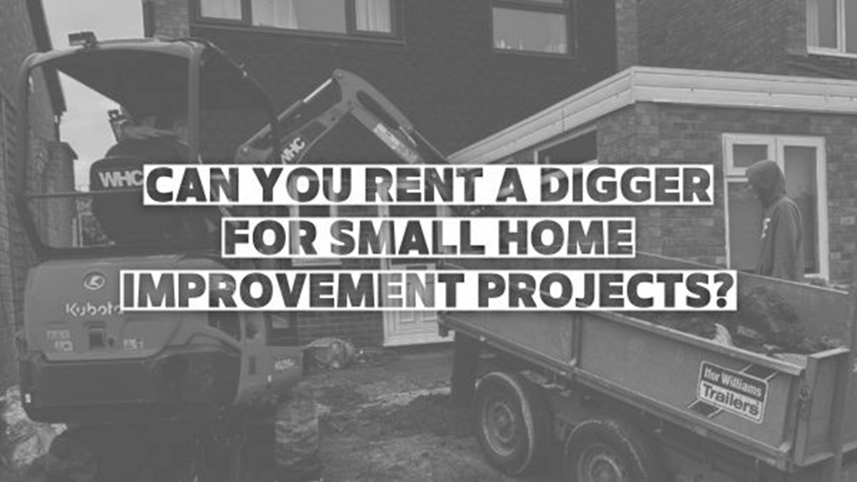 Can You Rent A Digger For Small Home Improvement Projects? Image