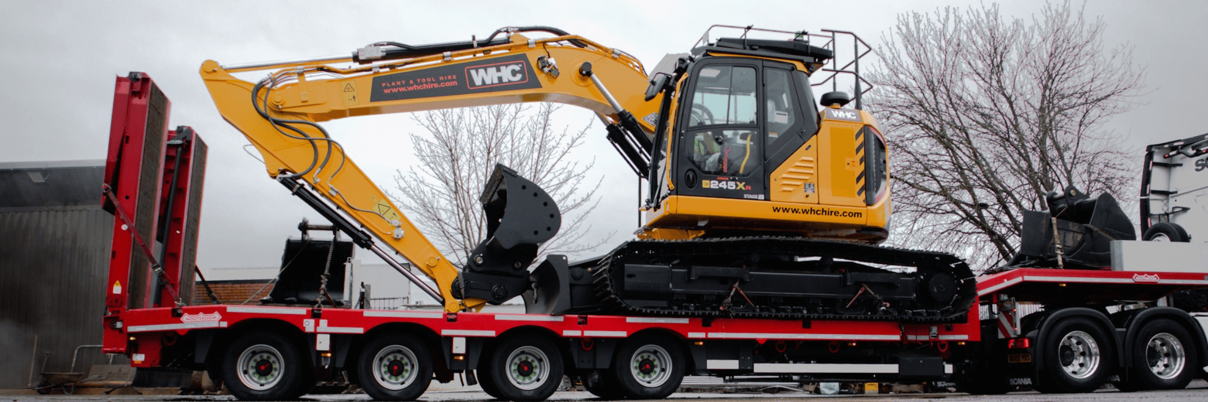 Excavator Hire From WHC Hire Header Image