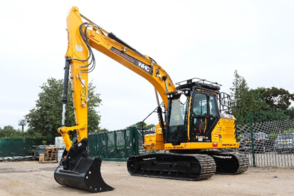 Large excavators in Tewkesbury