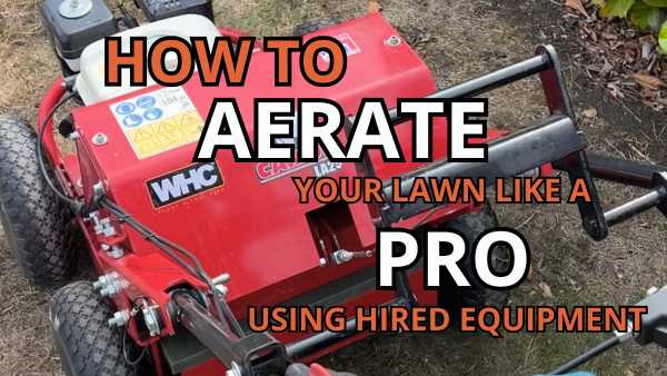 How to Aerate Your Lawn Like a Pro Using Hired Equipment. Image