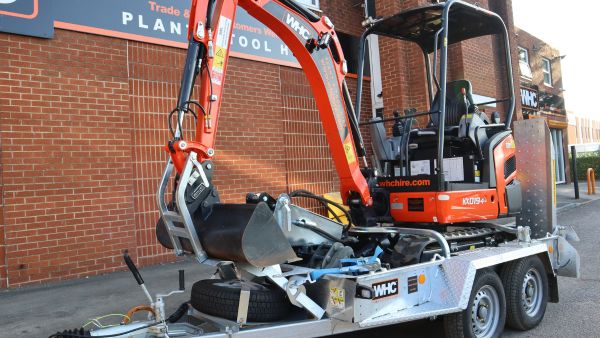 WHC Hire Mini Digger Transport