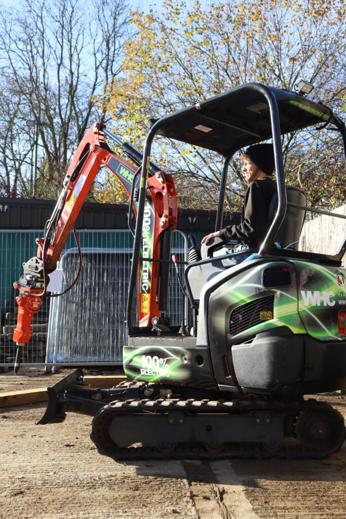 WHC Hire Kubota Retrofit Electric Excavator