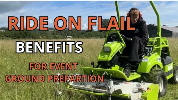 Benefits of Using a Ride-On Flail Mower for Event Ground Preparation Image
