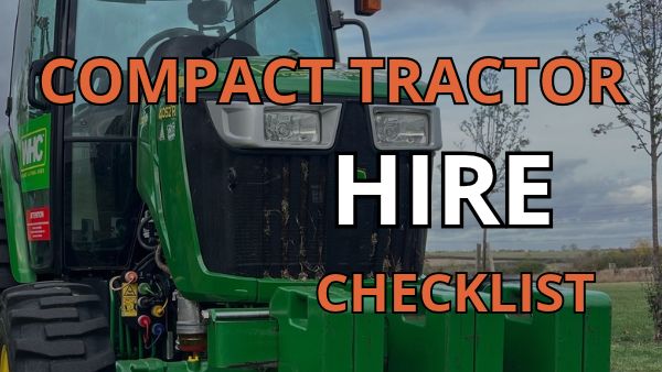 Compact Tractor Hire: Checklist Image